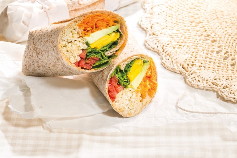 mango quinoa wraps