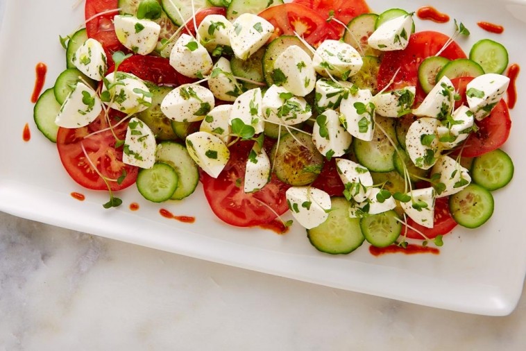 marinated bocconcini vegetables