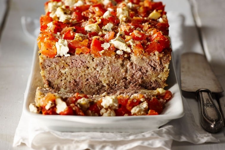 mediterranean feta meatloaf