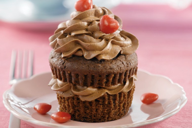 mochaccino layer cupcakes