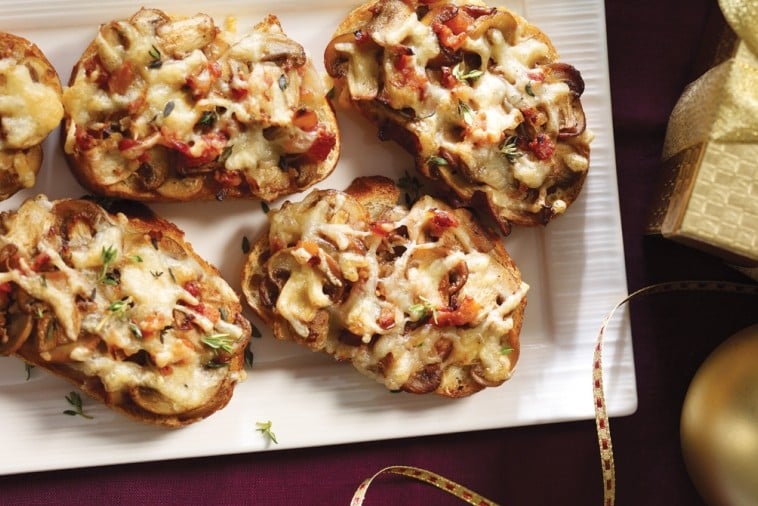 mushroom gouda melts