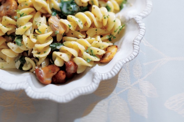 mushroom spinach pasta