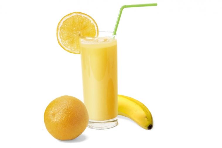 orange and banana smoothie