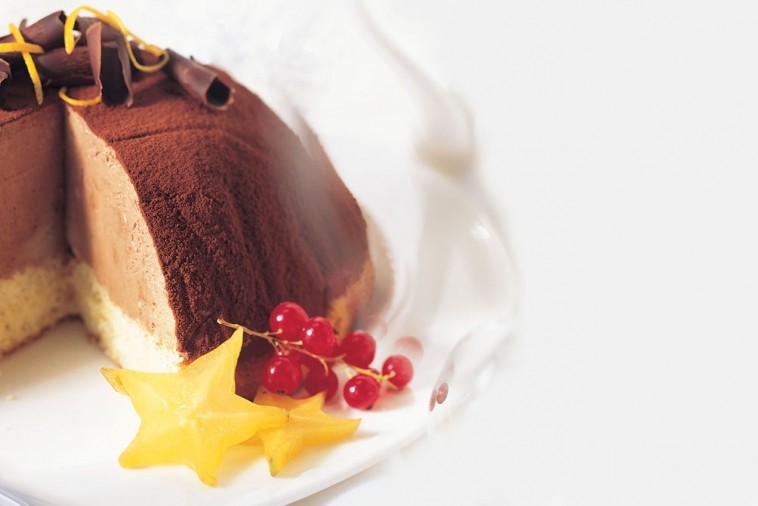 Orange Flavoured Chocolate Cream Cheese Bombe Canadian Goodness