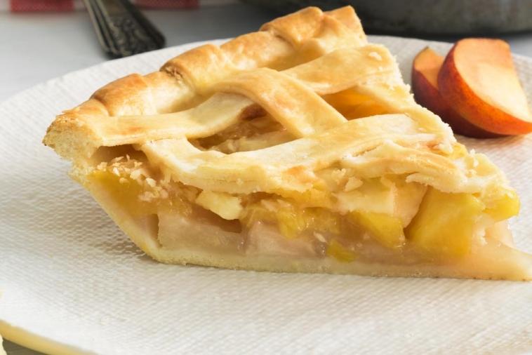 orchard fruit cheddar pie