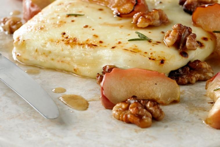 oven roasted latin foods queso fresco cheese and apples