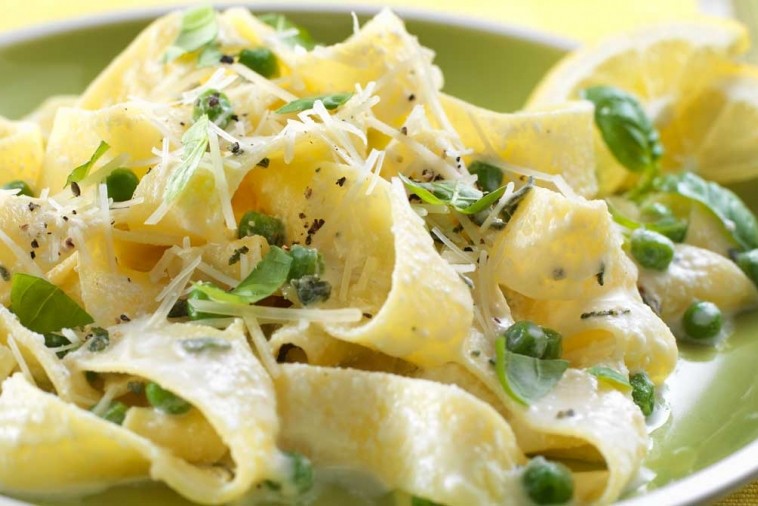 pasta al limone with ricotta cheese