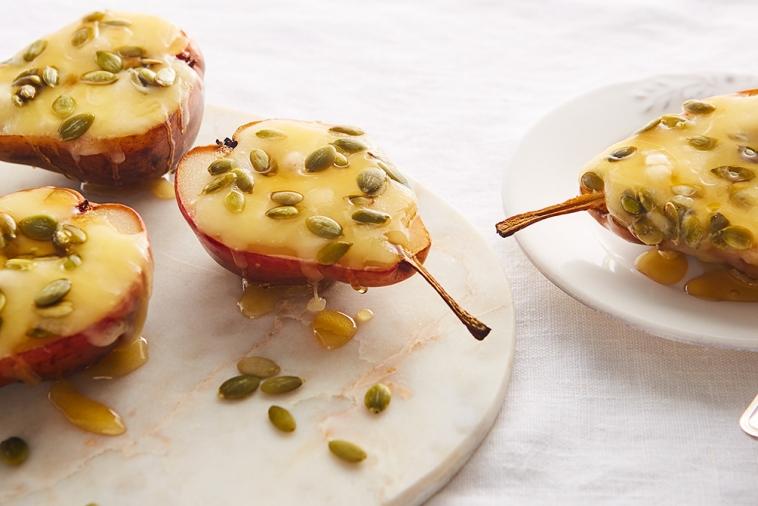 pears with cheese honey