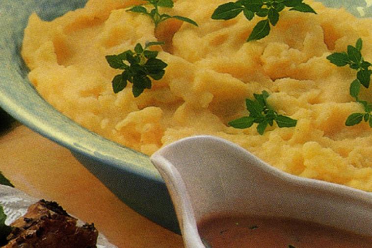 potato cheese and cauliflower mash