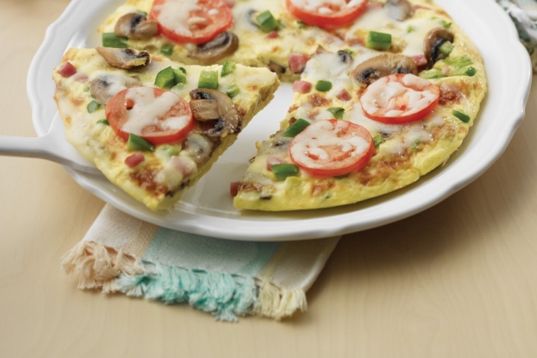 puffy pizza omelette