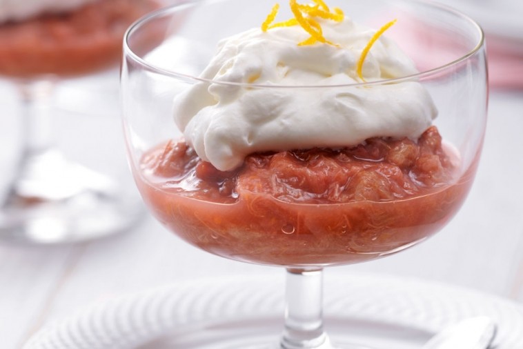 rhubarb mess