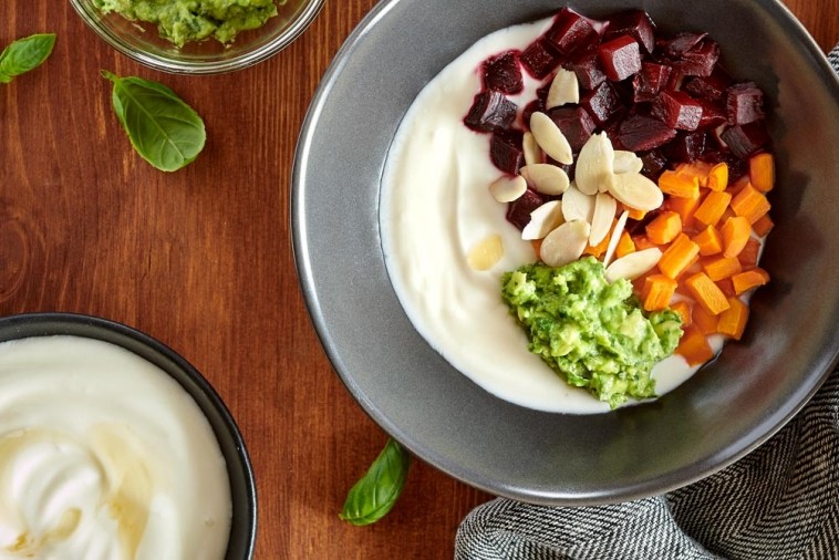 roasted root vegetable yogurt bowl roasted root vegetable yogurt bowl