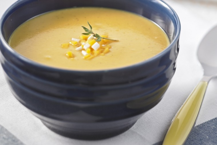 roasted squash and parsnip soup