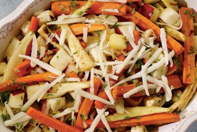 roasted vegetable salad with gunn s hill five brothers cheese roasted vegetable salad with gunn s hill five brothers cheese