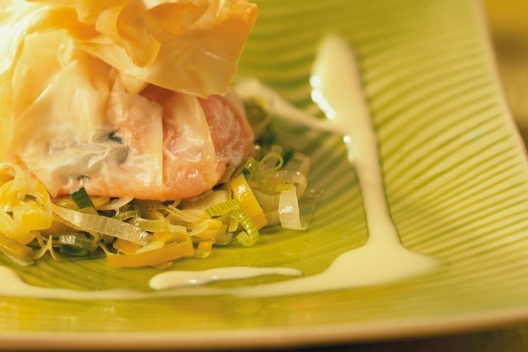 salmon puffs with real beurre blanc salmon puffs with real beurre blanc