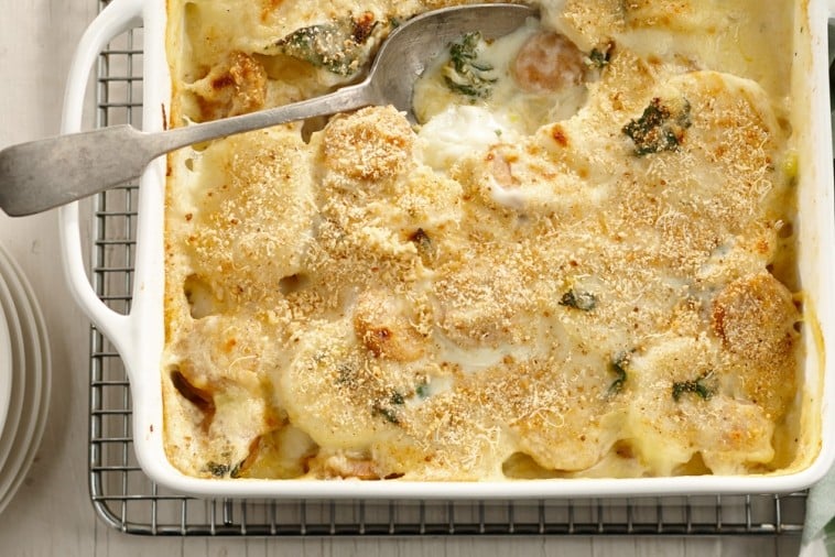 sausage kale and potato casserole