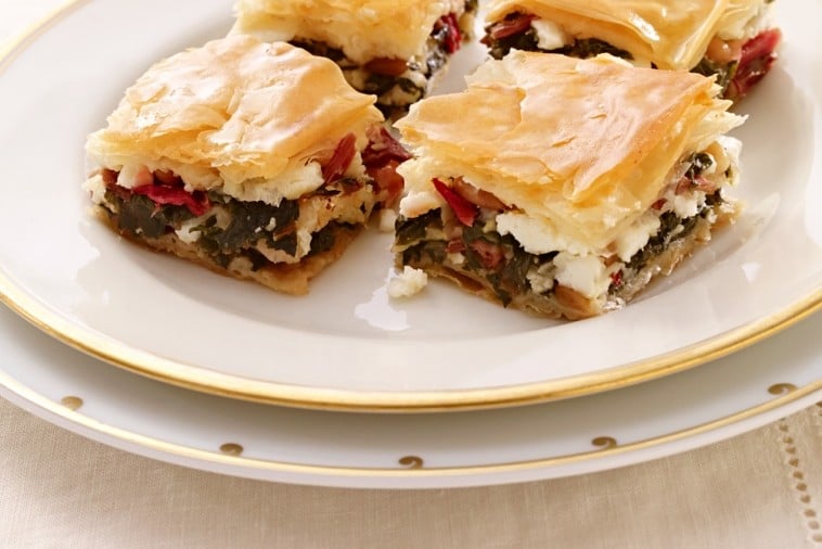 savoury feta baklava