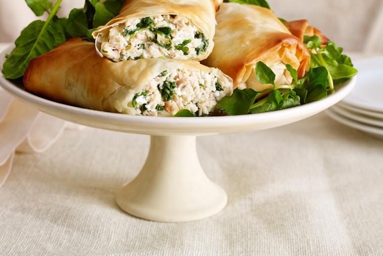 savoury ricotta chicken turnovers