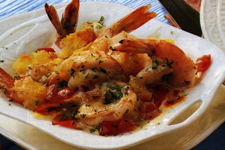 seafood and swiss gratin