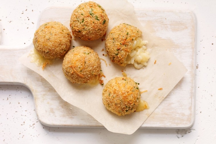 sharp cheddar arancini