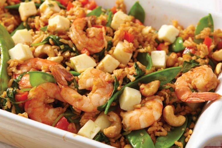 shrimp fried rice with havarti shrimp fried rice with havarti