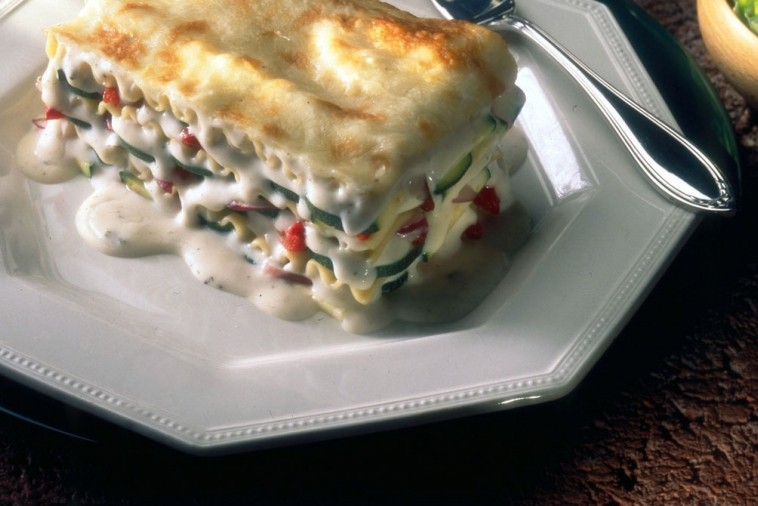 Shrimp Lasagna With Whipped Canadian Brie And Tarragon Sauce Canadian Goodness