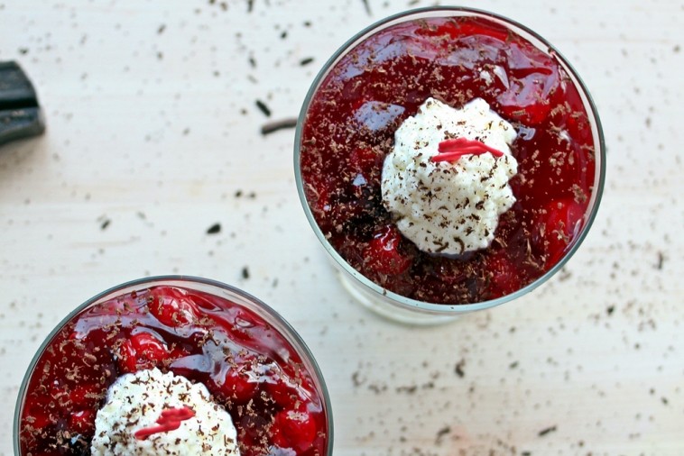 simple black forest parfait