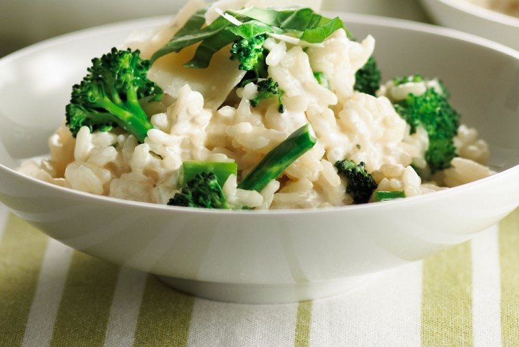 speedy broccoli risotto