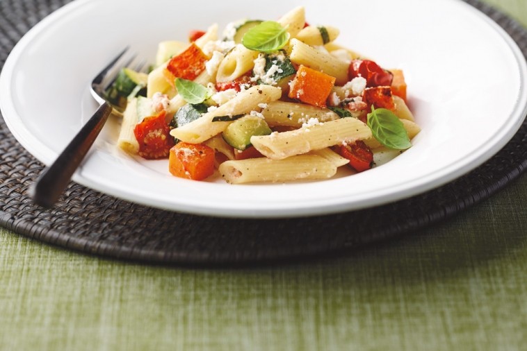 squash and feta penne rigate squash and feta penne rigate