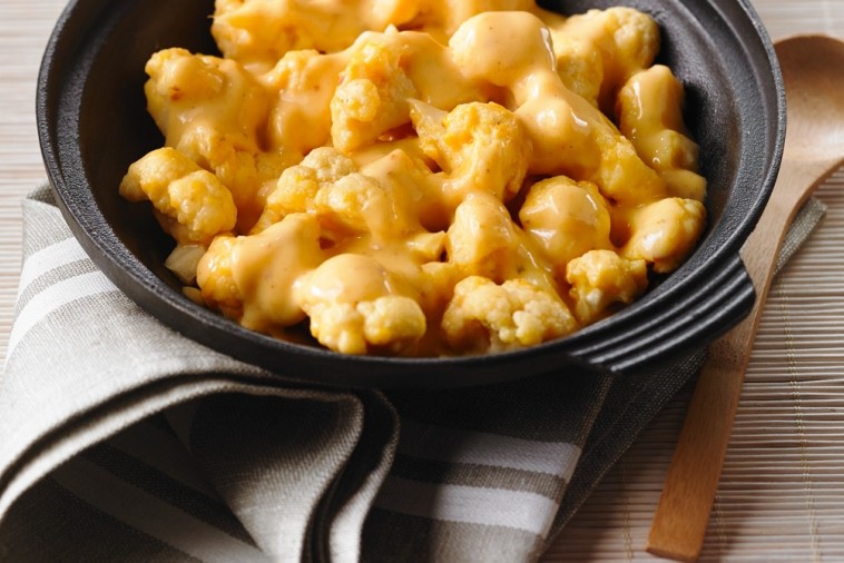 stir fried cheddar cauliflower curry