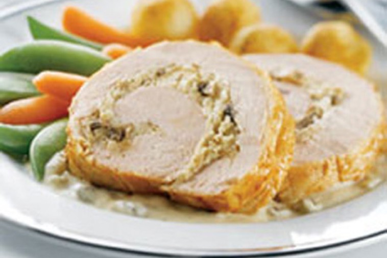 stuffed roast turkey breast with mushrooms rosemary stuffed roast turkey breast with mushrooms rosemary