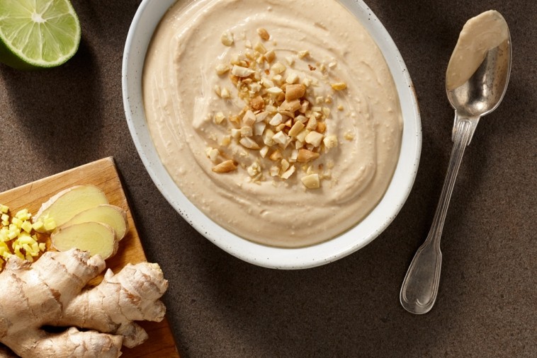 thai peanut and yogurt dip