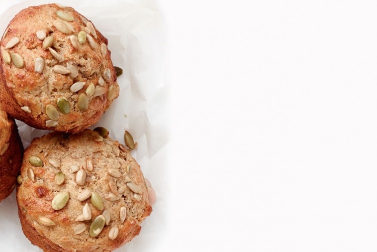 three seed yogurt muffins