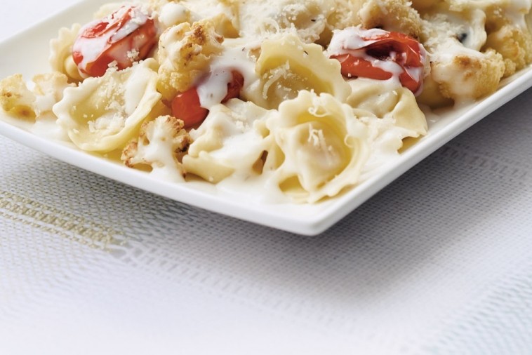 tortellini with roasted cauliflower and tomatoes tortellini with roasted cauliflower and tomatoes