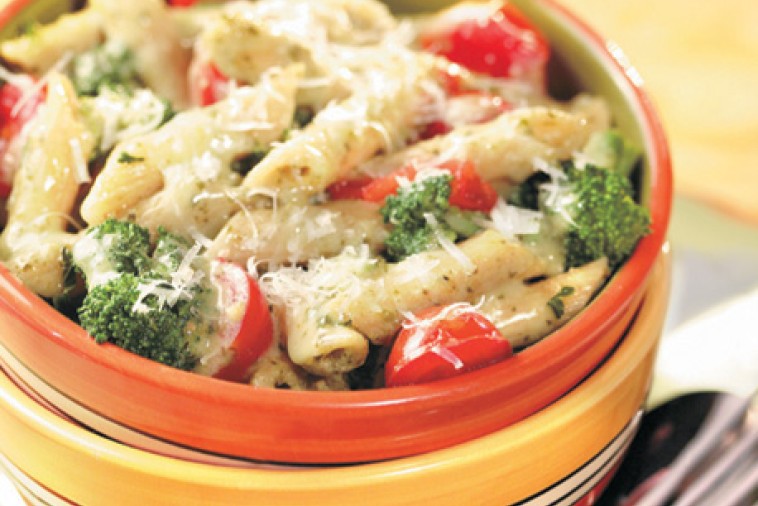 tri colour penne