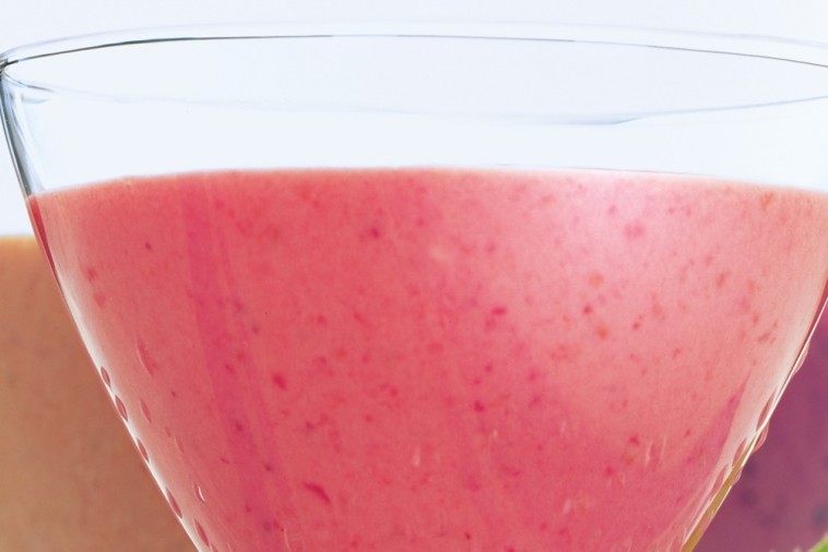 trio of fruit smoothies trio of fruit smoothies