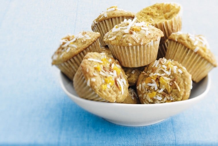 tropical mango muffins