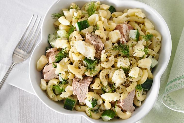 tuna and cheddar macaroni salad