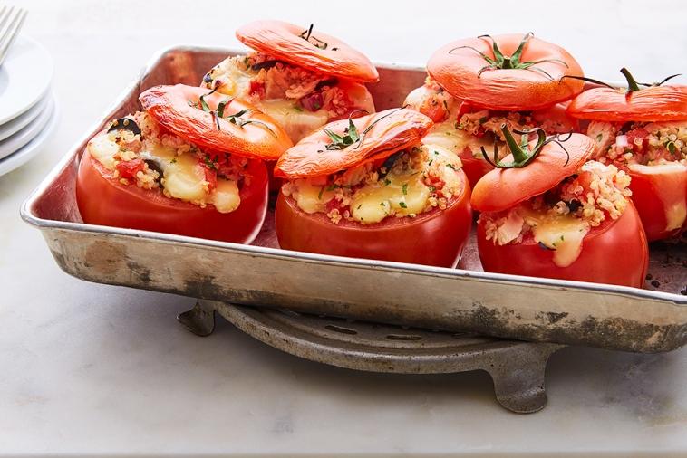 tuna melt stuffed tomatoes