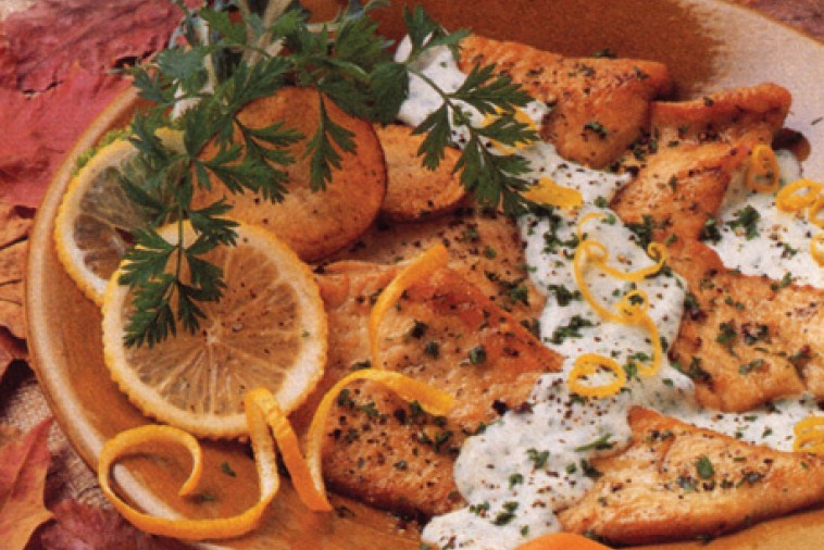 turkey cutlets with cream sauce turkey cutlets with cream sauce
