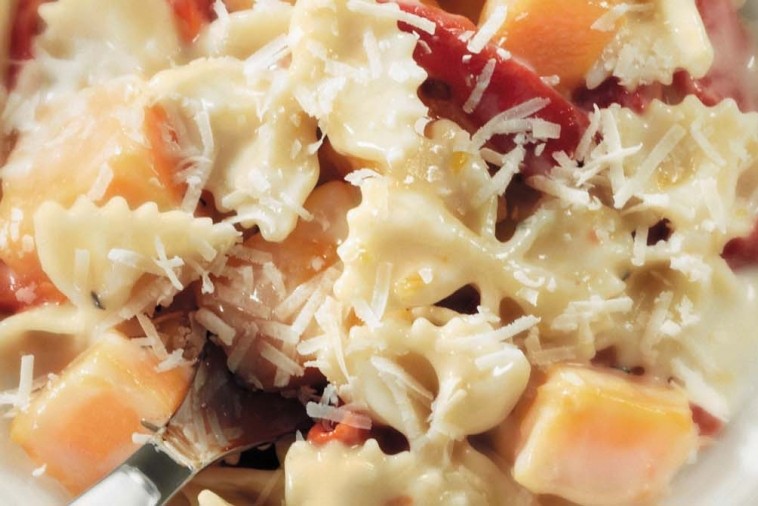tuscan squash and herb farfalle tuscan squash and herb farfalle