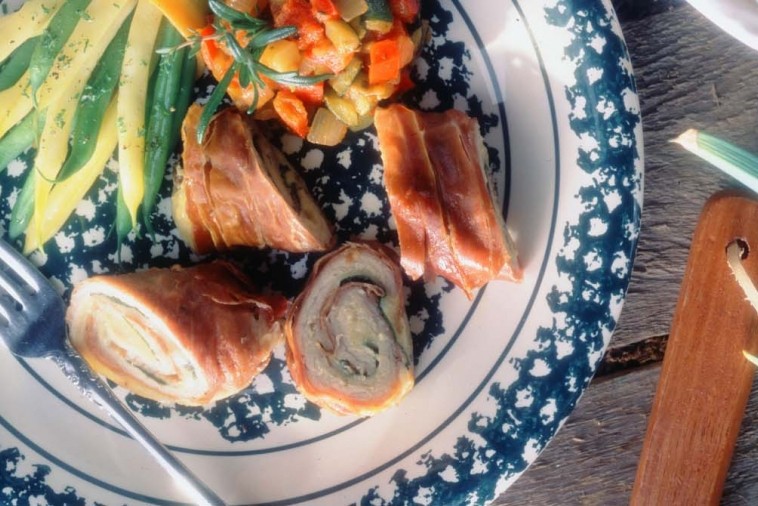 Veal Paupiettes with Prosciutto and Mint Canadian Goodness