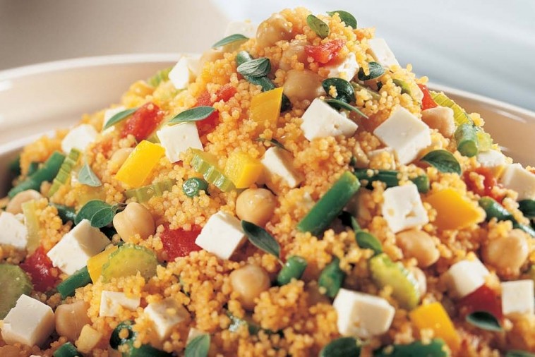 vegetarian couscous with feta vegetarian couscous with feta