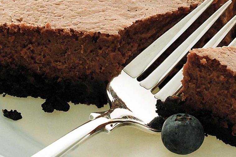 velvety chocolate cheesecake squares