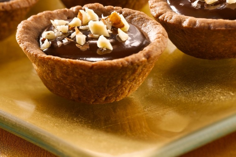 warm chocolate hazelnut truffle tarts warm chocolate hazelnut truffle tarts