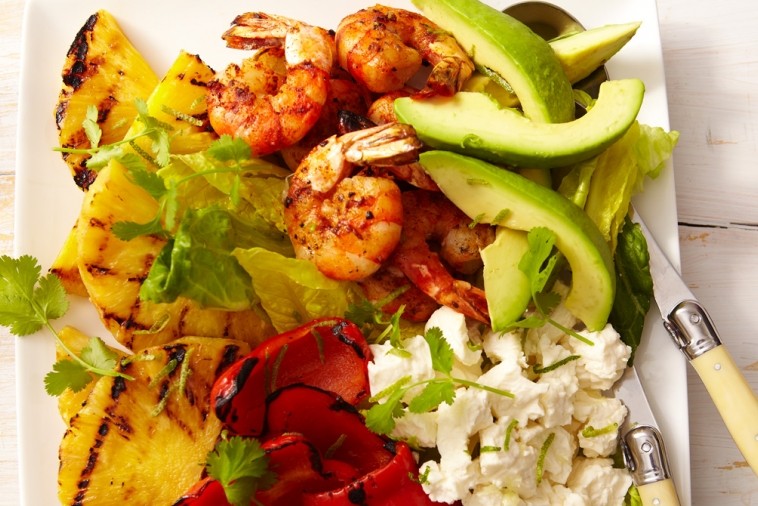 warm tropical salad with queso fresco warm tropical salad with queso fresco