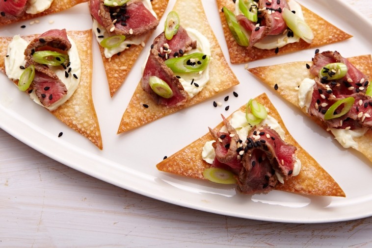 wasabi mascarpone beef wontons wasabi mascarpone beef wontons