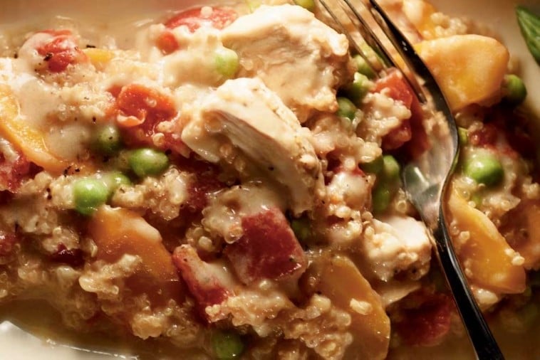 weeknight chicken quinoa stew