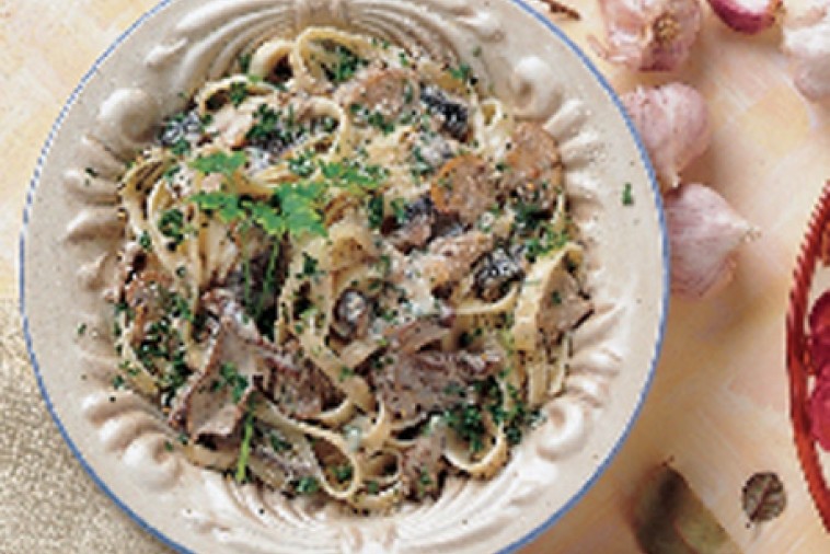 wild mushroom fettucine wild mushroom fettucine