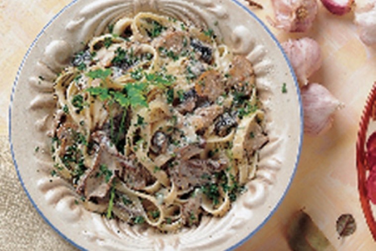 wild mushroom fettucine